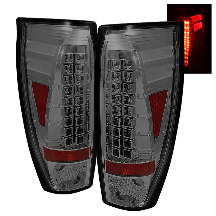 Chevy Avalanche 02-06 LED Tail Lights - Smoke