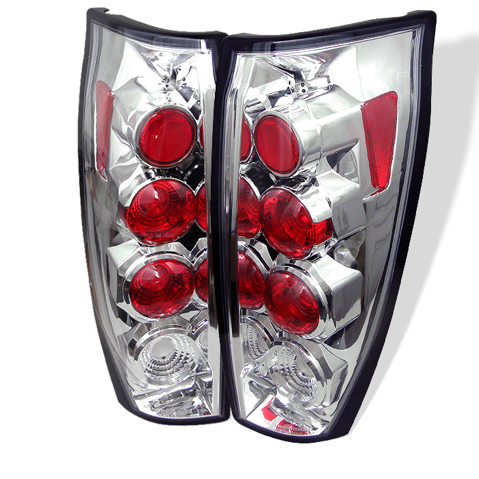 Chevy Avalanche 02-06 Euro Style Tail Lights - Chrome