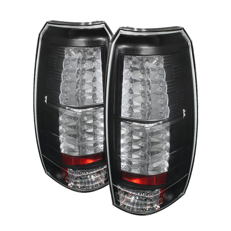 Chevy Avalanche 07-13 LED Tail Lights - Black