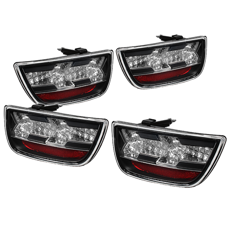 Chevy Camaro 10-13 LED Tail Lights - Black