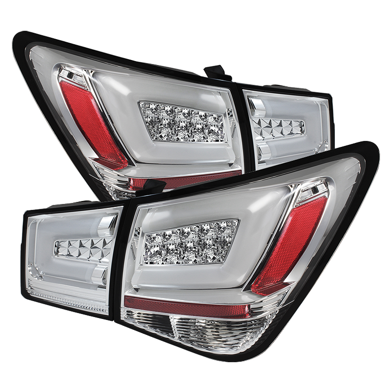 Chevy Cruze 2011-2014 Light Bar LED Tail Lights - Chrome