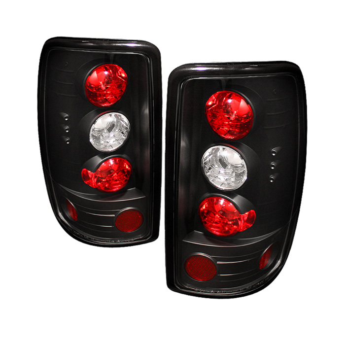 Chevy Suburban/Tahoe 00-06 / GMC Yukon/ Yukon Denali 00-06 (Barn Door only) Euro Style Tail Lights - Black