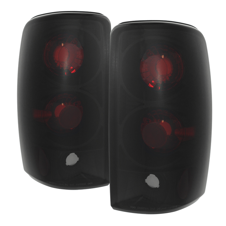 Chevy Suburban/Tahoe 1500/2500 00-06 / GMC Yukon/Yukon XL 00-06 / GMC Yukon Denali/Denali XL 01-06 ( Lift Gate Style Only ) Euro Style Tail Lights - Black Smoke