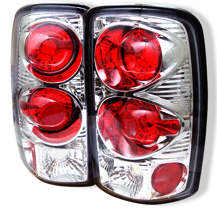 Chevy Suburban/Tahoe 1500/2500 00-06 / GMC Yukon/Yukon XL 00-06 / GMC Yukon Denali/Denali XL 01-06 ( Lift Gate Style Only ) Euro Style Tail Lights - Chrome