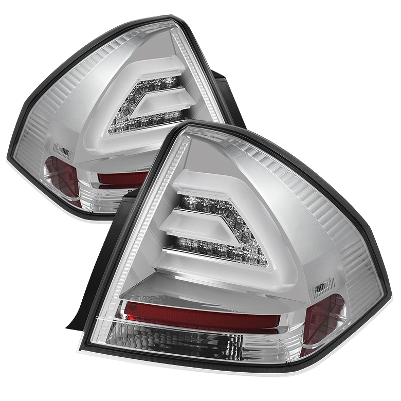 Chevy Impala 2006-2013 LED Tail Lights - Chrome