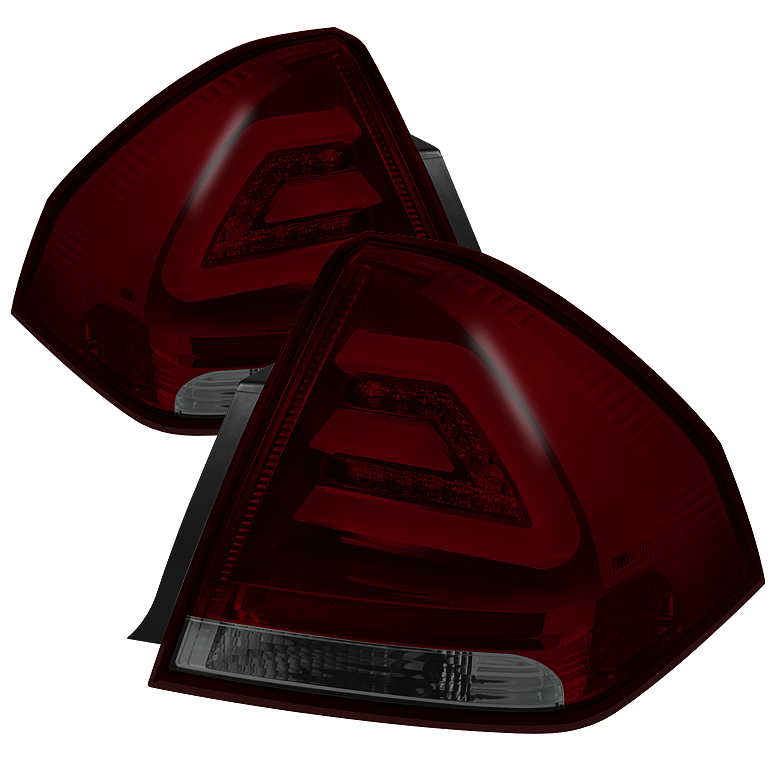 Chevy Impala 2006-2013 LED Tail Lights - Red Smoke