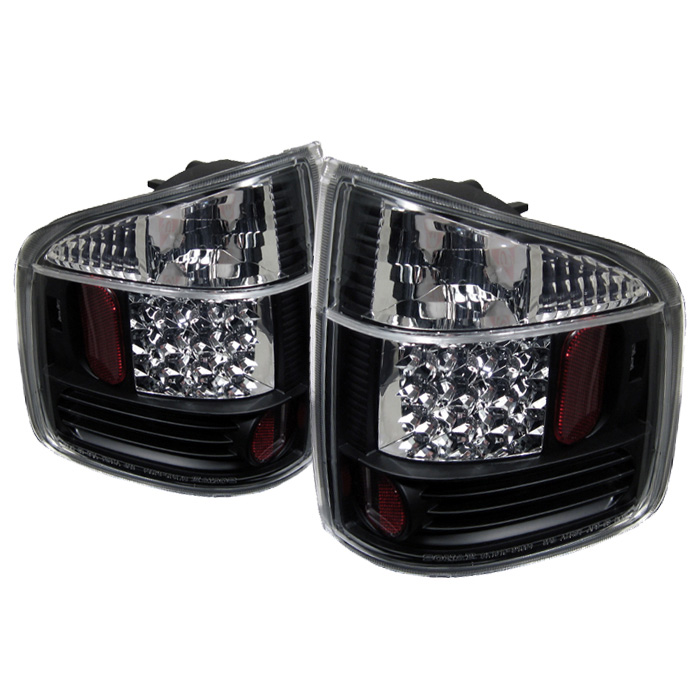 Chevy S10 94-04 / GMC Sonoma 94-04 / Isuzu Hombre 96-00 LED Tail Lights - Black