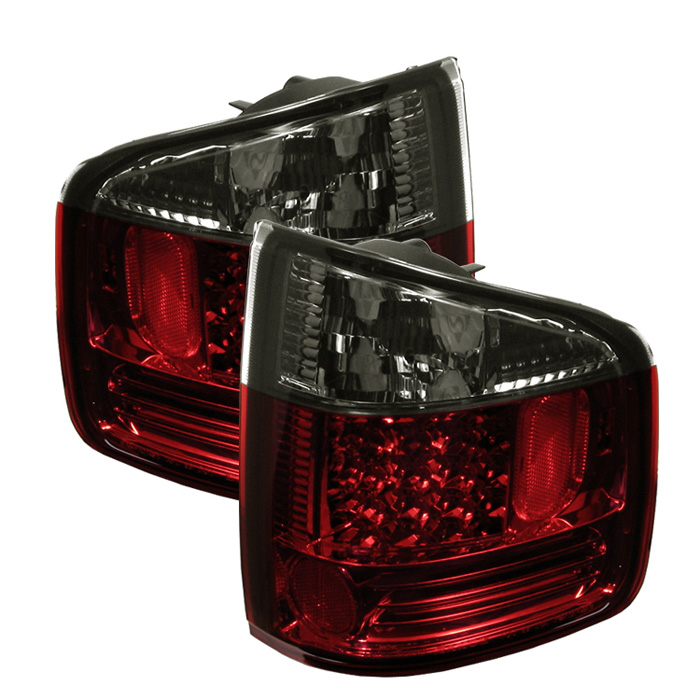 Chevy S10 94-04 / GMC Sonoma 94-04 / Isuzu Hombre 96-00 LED Tail Lights - Red Smoke