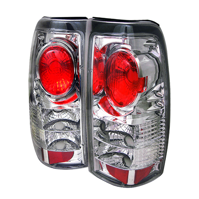 Chevy Silverado 1500/2500 99-02 (Not Fit Stepside) / GMC Sierra 1500/2500/3500 99-03 Euro Style Tail Lights - Chrome