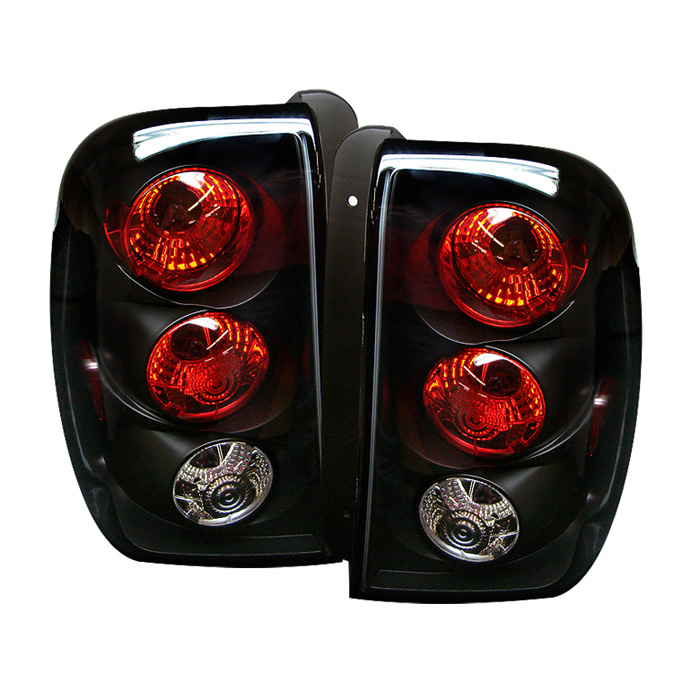 Chevy TrailBlazer 02-09 Euro Style Tail Lights - Black