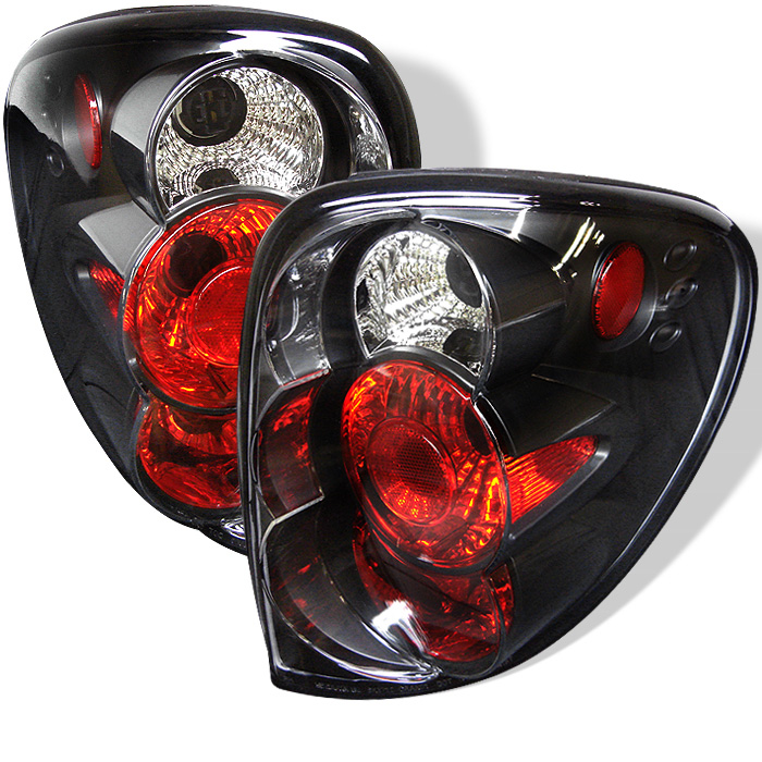 Dodge Caravan/Grand Caravan 01-07 / Chrysler Town & Country 01-07 / Chrysler Voyager 00-03 Euro Style Tail Lights - Black