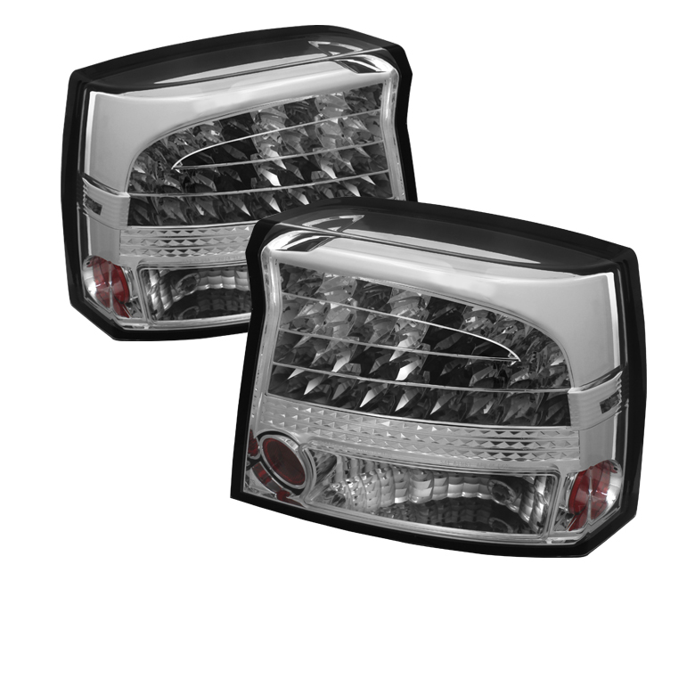 Dodge Charger 09-10 LED Tail Lights - Chrome