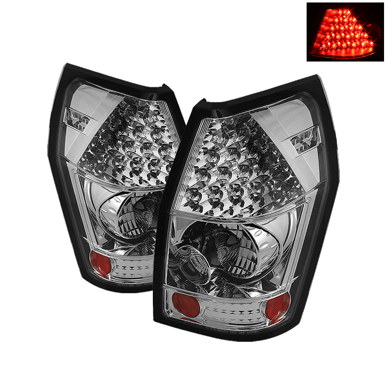 Dodge Magnum 05-08 LED Tail Lights - Chrome