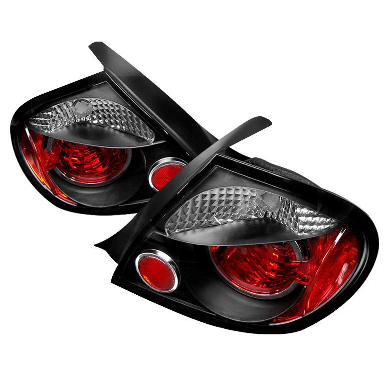 Dodge Neon 03-05 Euro Style Tail Lights - Black