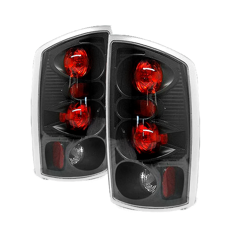 Dodge Ram 02-06 1500 / Ram 2500/3500 02-05 Euro Style Tail Lights - Black