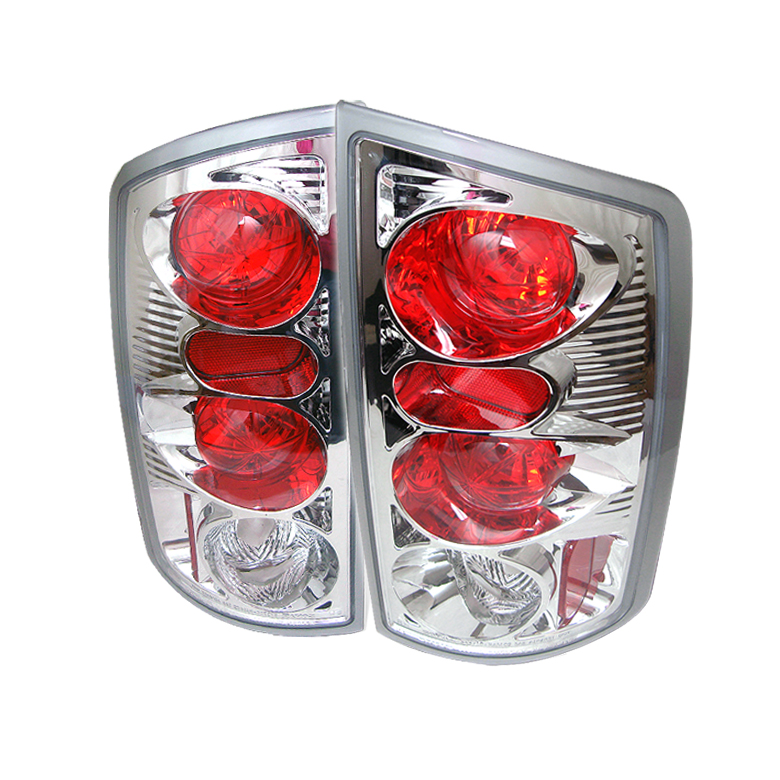 Dodge Ram 02-06 1500 / Ram 2500/3500 02-05 Euro Style Tail Lights - Chrome