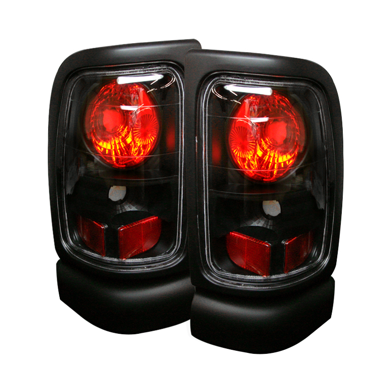 Dodge Ram 1500 94-01 / Ram 2500/3500 94-02 Euro Style Tail Lights - Black