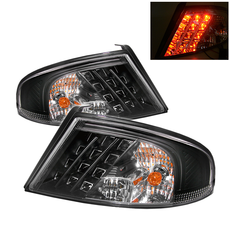 Dodge Stratus 01-06 4Dr LED Tail Lights - Black