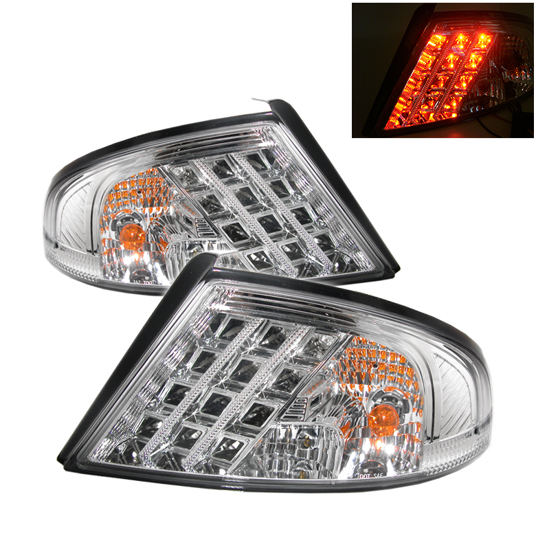 Dodge Stratus 01-06 4Dr LED Tail Lights - Chrome