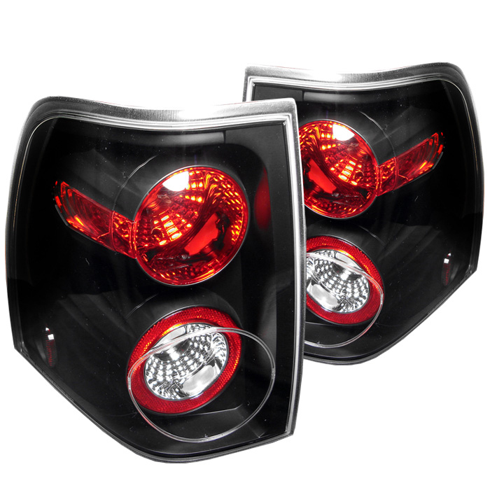 Ford Expedition 03-06 Euro Style Tail Lights - Black