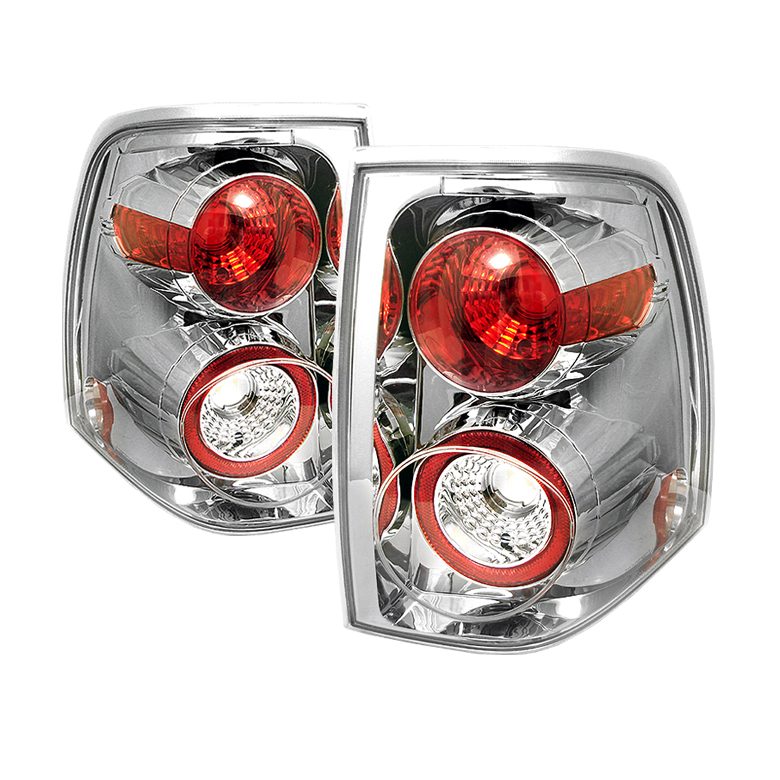 Ford Expedition 03-06 Euro Style Tail Lights - Chrome