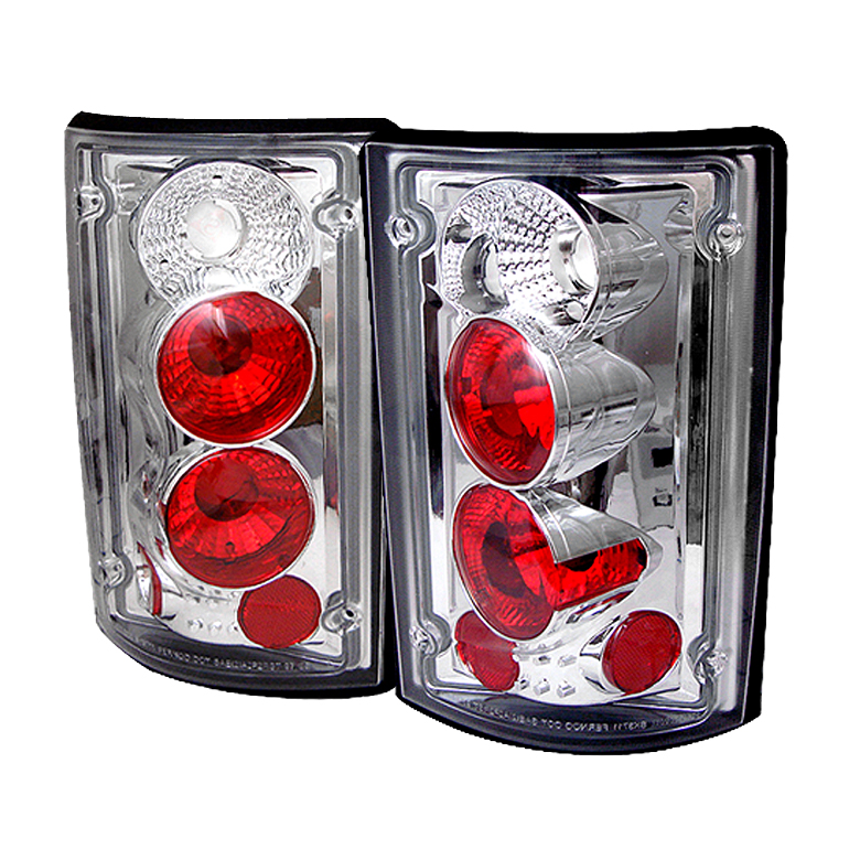 Ford Excursion 00-06 / Econoline Van 150/250/350/450/550 95-06 Euro Style Tail Lights - Chrome