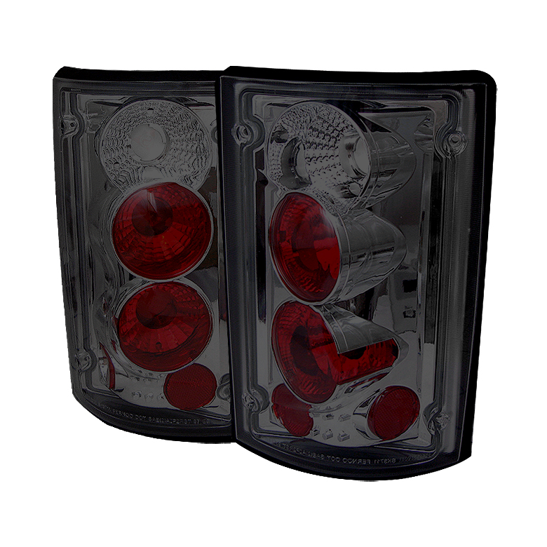 Ford Excursion 00-06 / Econoline Van 150/250/350/450/550 95-06 Euro Style Tail Lights - Smoke