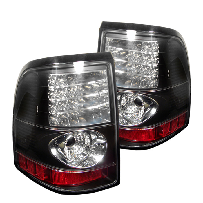 Ford Explorer 4Dr (Except Sport Trac) 02-05 LED Tail Lights - Black