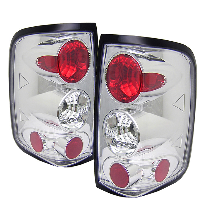 Ford F150 Styleside 04-08 (Not Fit Heritage & SVT) Euro Style Tail Lights - Chrome