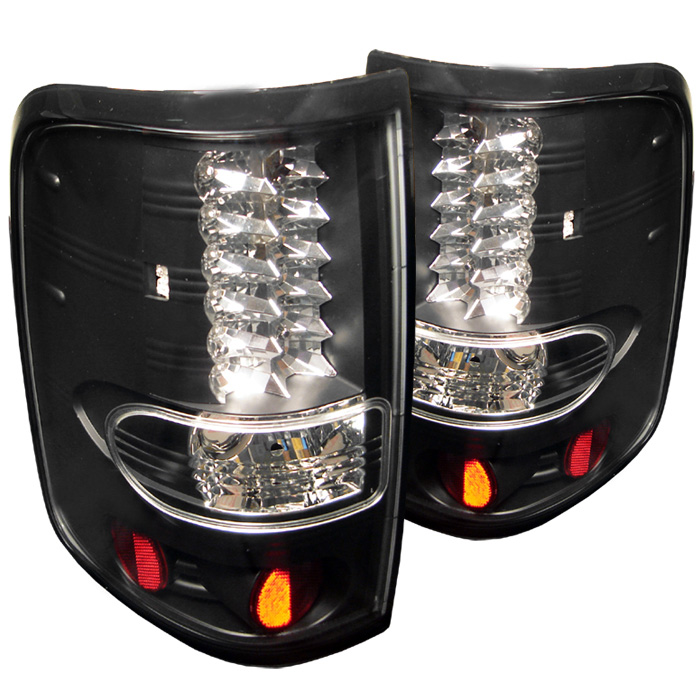 Ford F150 Styleside 04-08 (Not Fit Heritage & SVT) LED Tail Lights - Black