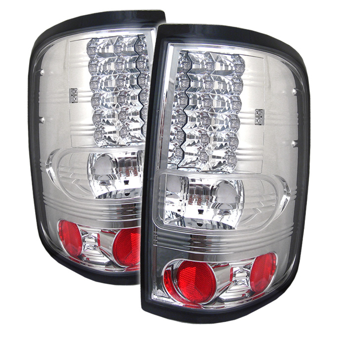 Ford F150 Styleside 04-08 (Not Fit Heritage & SVT) LED Tail Lights - Chrome