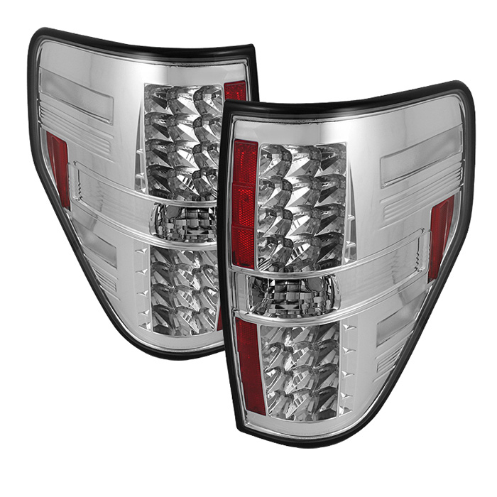 Ford F150 09-14 LED Tail Lights - Chrome