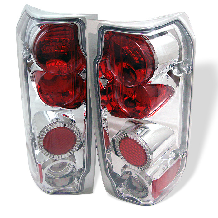 Ford F150 87-96 / Ford Bronco 88-96 Euro Style Tail Lights - Chrome