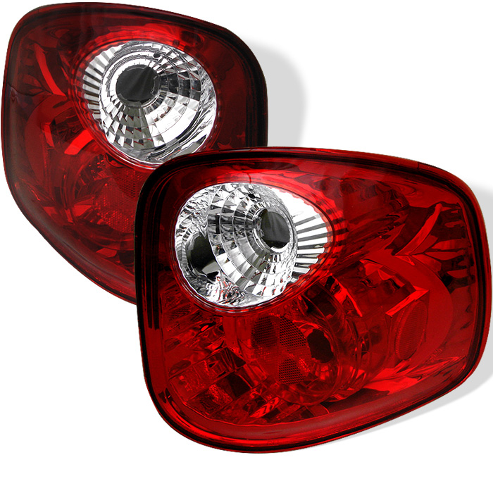 Ford F150 Flareside 97-03 Euro Style Tail Lights - All Red