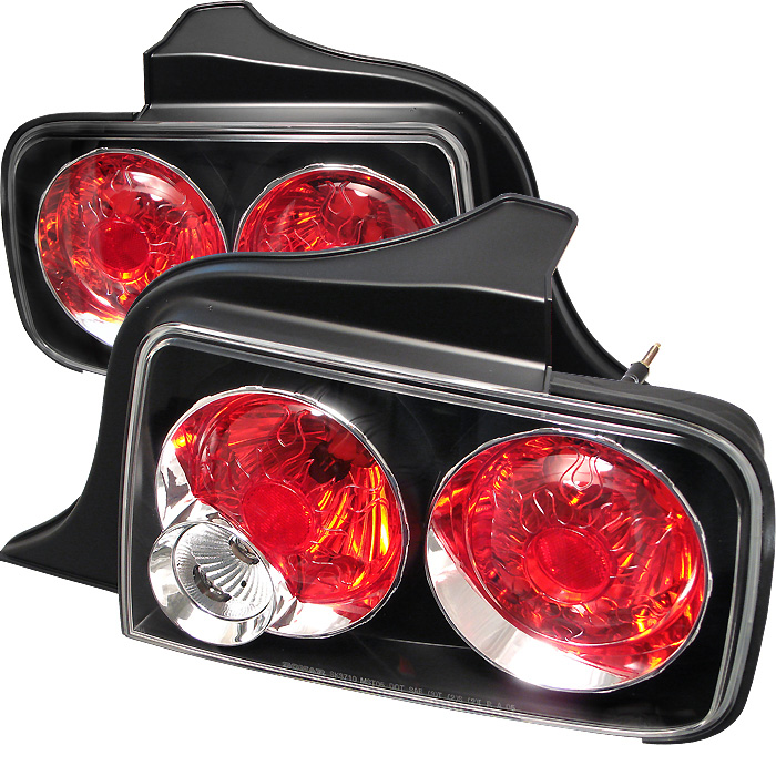 Ford Mustang 05-09 Euro Style Tail Lights - Black