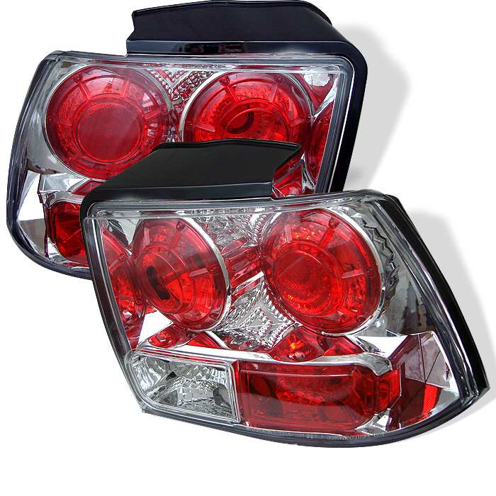 Ford Mustang 99-04 (will not fit the Cobra model) Euro Style Tail Lights - Chrome