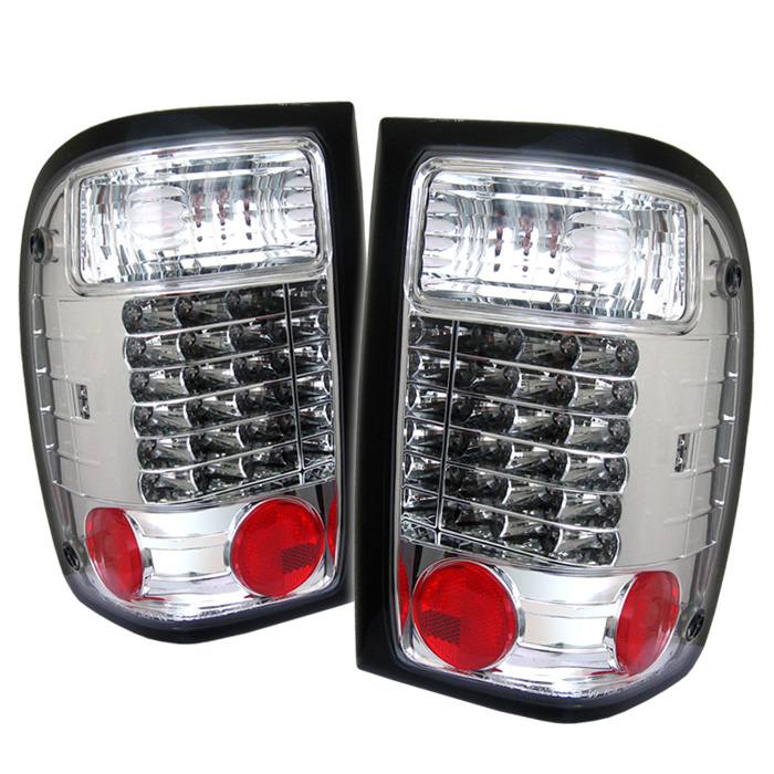 Ford Ranger 93-00 LED Tail Lights - Chrome