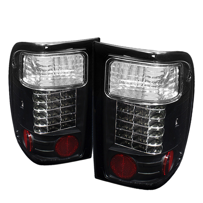 Ford Ranger 01-05 LED Tail Lights - Black