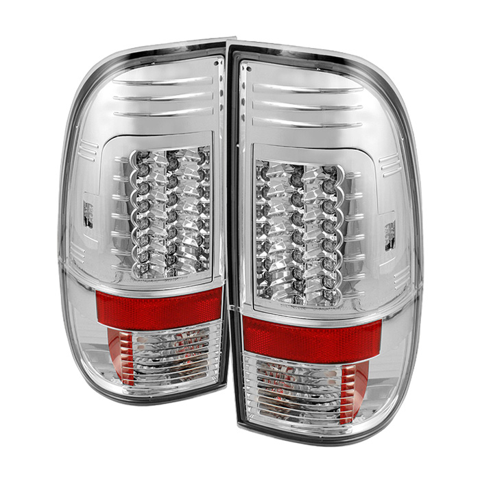 Ford Super Duty 08-15 Version 2 LED Tail Lights - Chrome