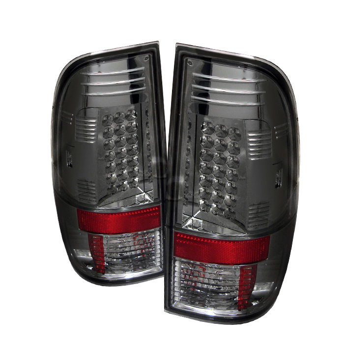 Ford Super Duty 08-15 LED Tail Lights - Smoke