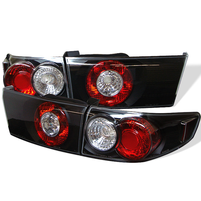 Honda Accord 03-05 4Dr Euro Style Tail Lights - Black