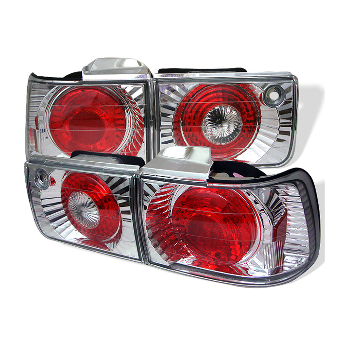 Honda Accord 92-93 4Dr Euro Style Tail Lights - Chrome