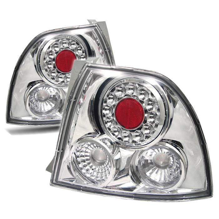 Honda Accord 94-95 LED Tail Lights - Chrome