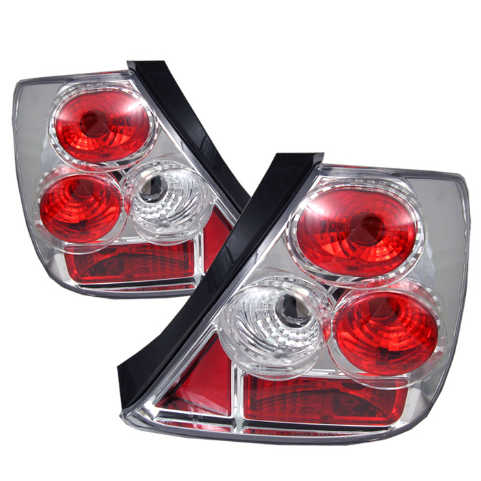 Honda Civic Si 03-05 Hatchback 3DR Euro Style Tail Lights - Chrome