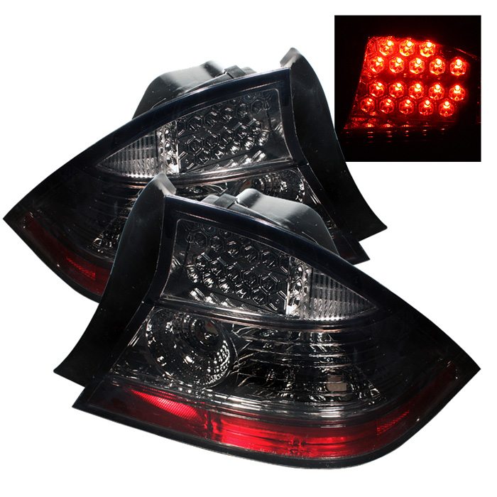 Honda Civic 04-05 2Dr LED Tail Lights - Smoke