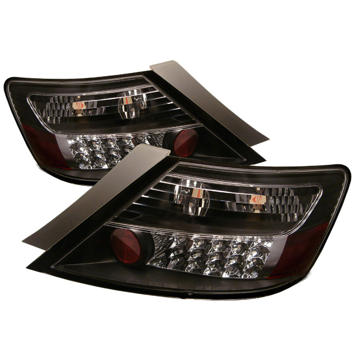 Honda Civic 06-08 2Dr LED Tail Lights - Black