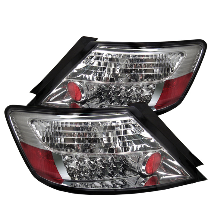 Honda Civic 06-08 2Dr LED Tail Lights - Chrome