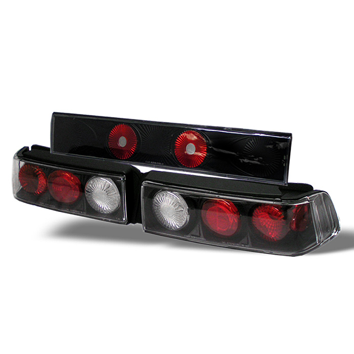 Honda Civic 88-91 3DR Euro Style Tail Lights - Black