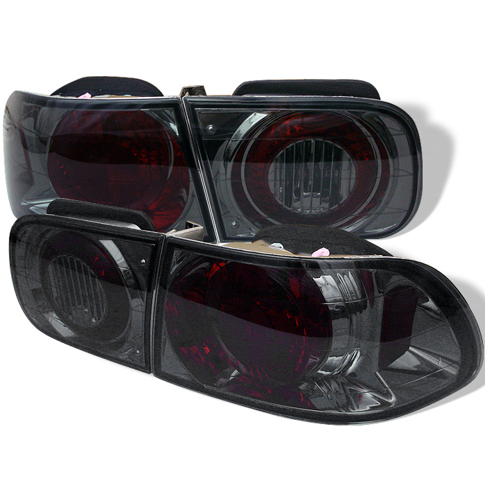 Honda Civic 92-95 2/4DR Euro Style Tail Lights - Smoke