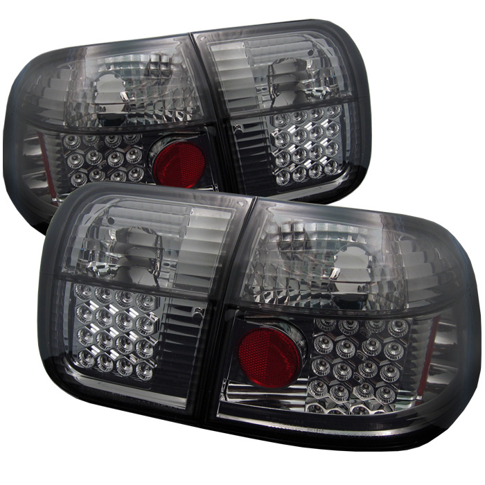 Honda Civic 96-98 4Dr LED Tail Lights - Smoke